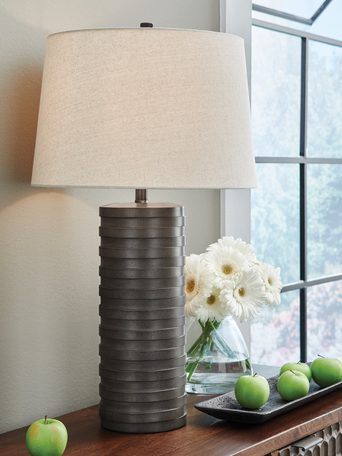 Fine Furniture & Decor - Ashley Furniture - Neilett Lighting - Poly Table Lamp (Set of 2) - L243704