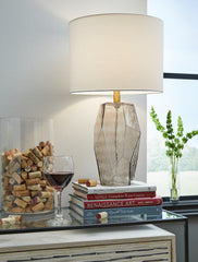 Fine Furniture & Decor - Ashley Furniture - Taylow Lighting - Table Lamp (Set of 2) / Gray - L430794X2