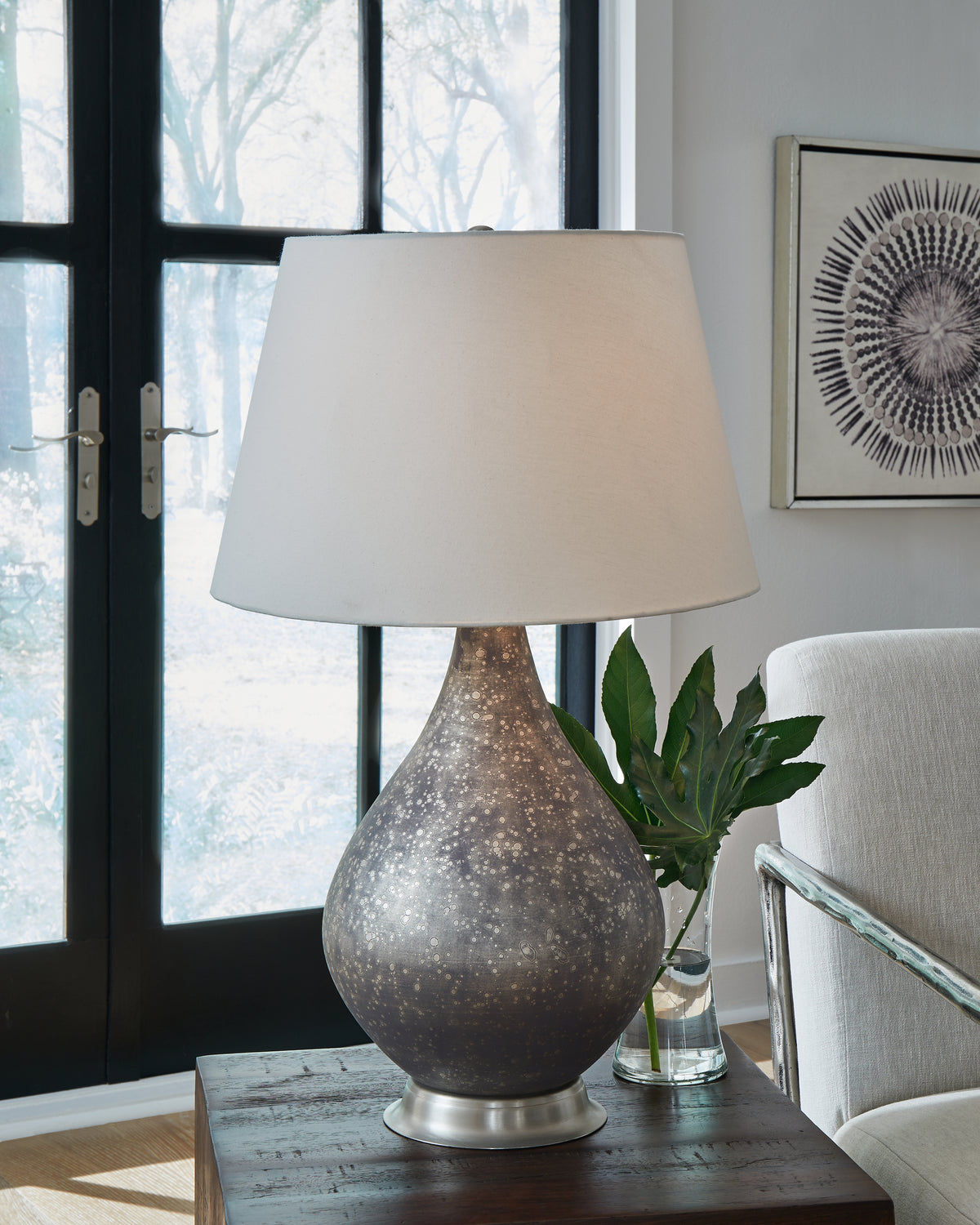 Fine Furniture & Decor - Ashley Furniture - Bluacy Lighting - Table Lamp (Set of 2) / Antique Gray - L430834X2