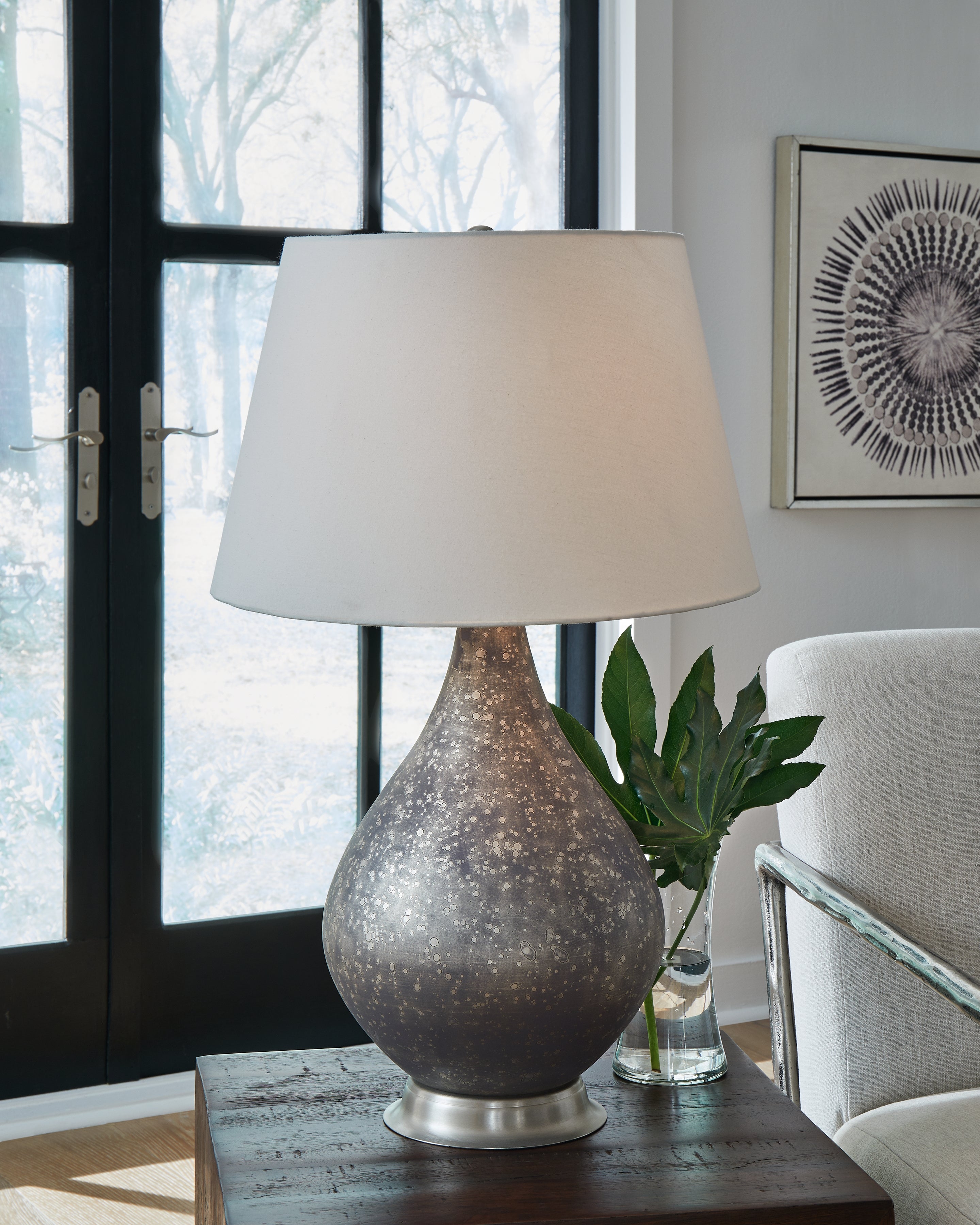 Fine Furniture & Decor - Ashley Furniture - Bluacy Lighting - Table Lamp (Set of 2) / Antique Gray - L430834X2