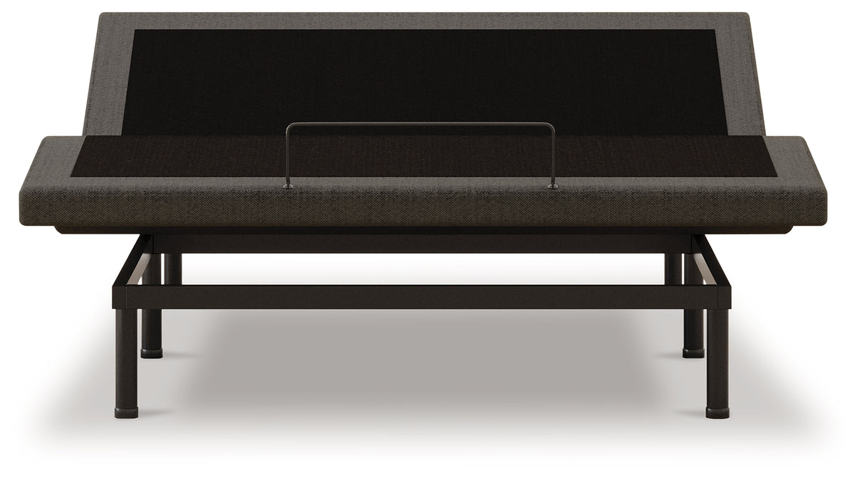 Fine Furniture & Decor - Ashley Furniture - Head/Foot Model - Better Queen Adjustable Base - Queen Adjustable Base / Charcoal Gray - M5X432