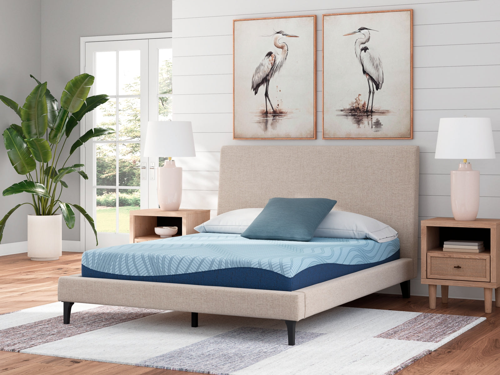 Fine Furniture & Decor - Ashley Furniture - Peak 2.0 8 Memory Foam Mattresses - California King / White - M20451