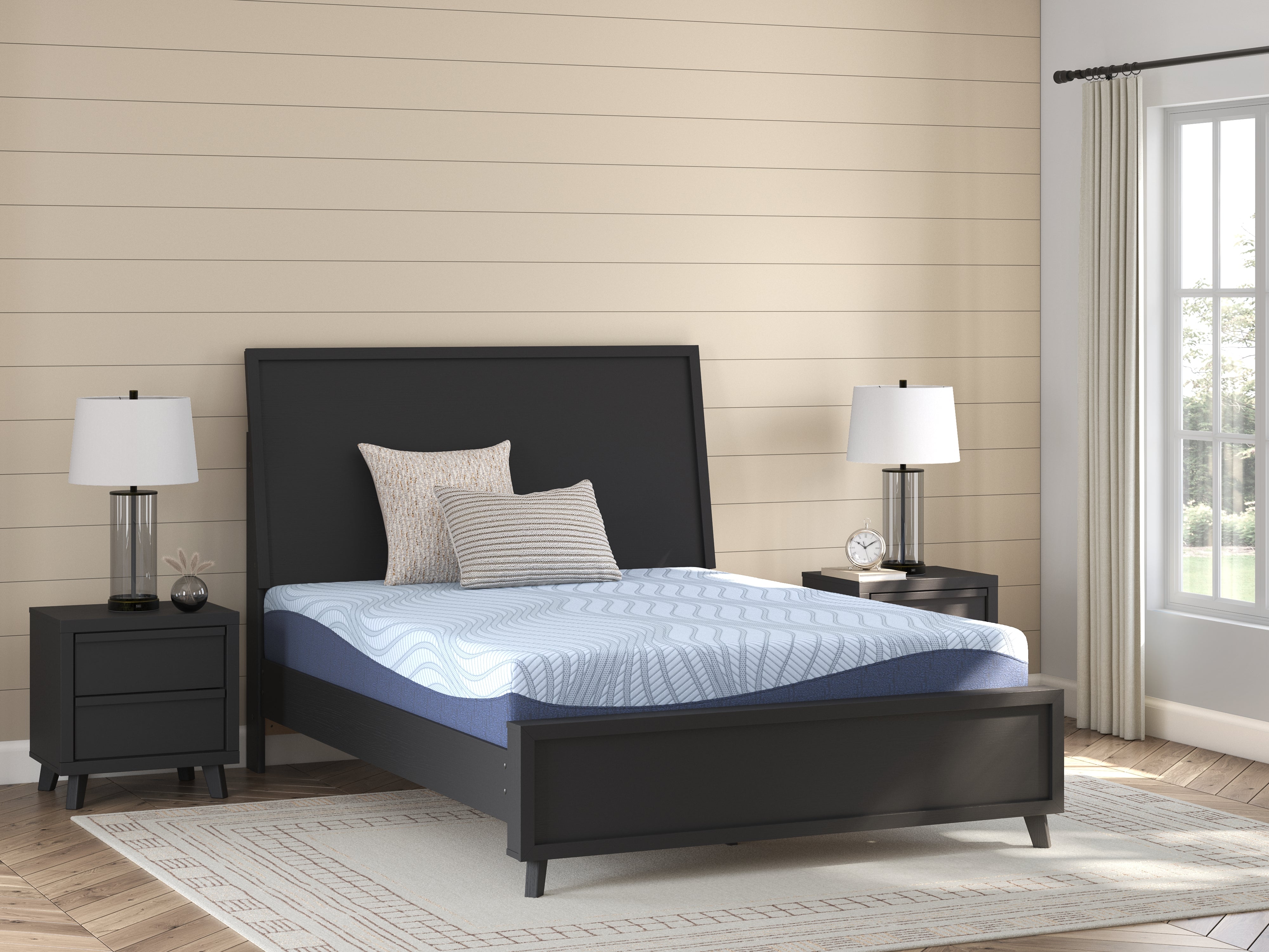 Fine Furniture & Decor - Ashley Furniture - Peak 2.0 10 Memory Foam Mattresses - Queen / White - M20531