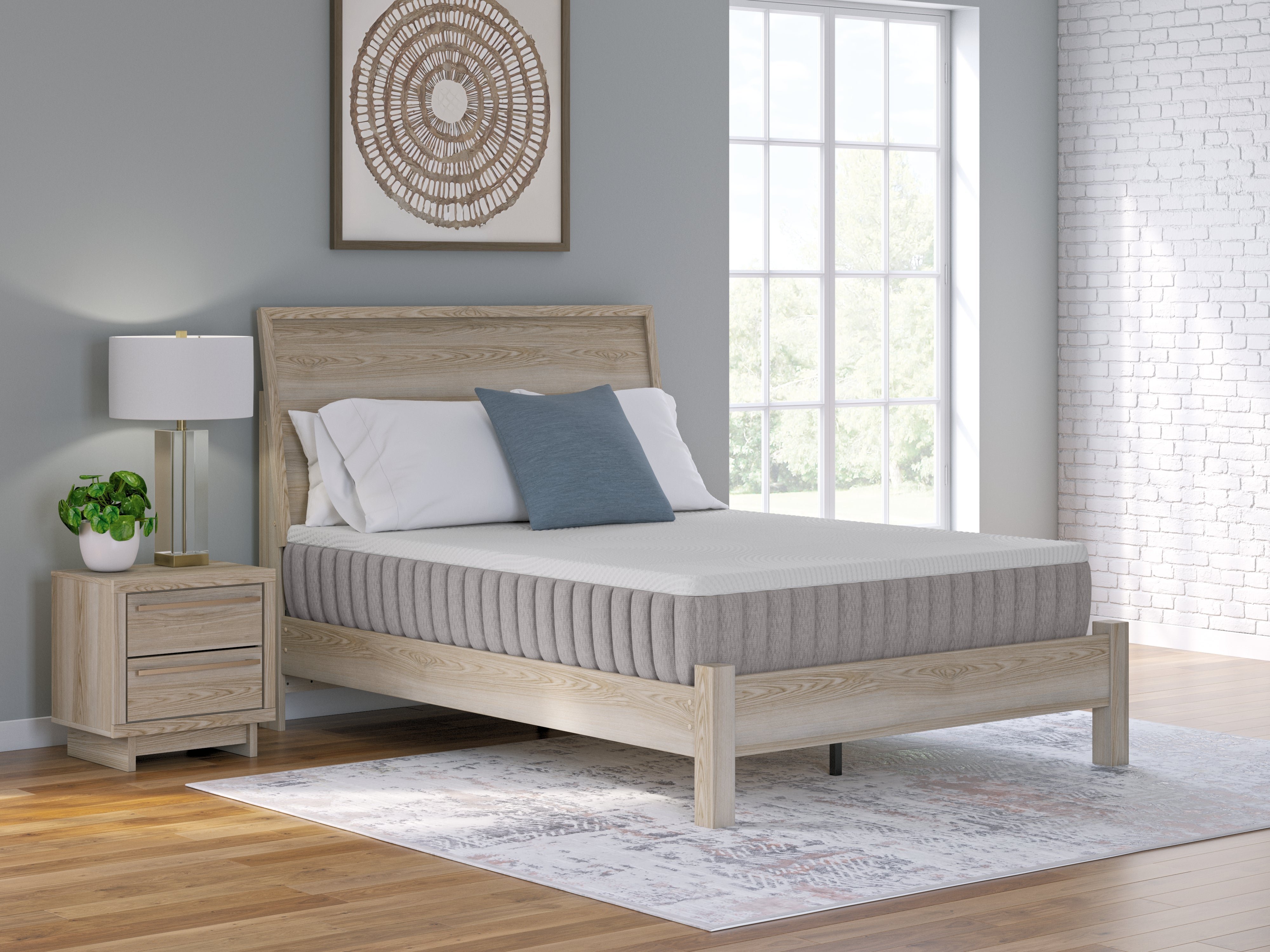 Fine Furniture & Decor - Ashley Furniture - Terra Sleep Firm Mattresses - California King / White - M52251