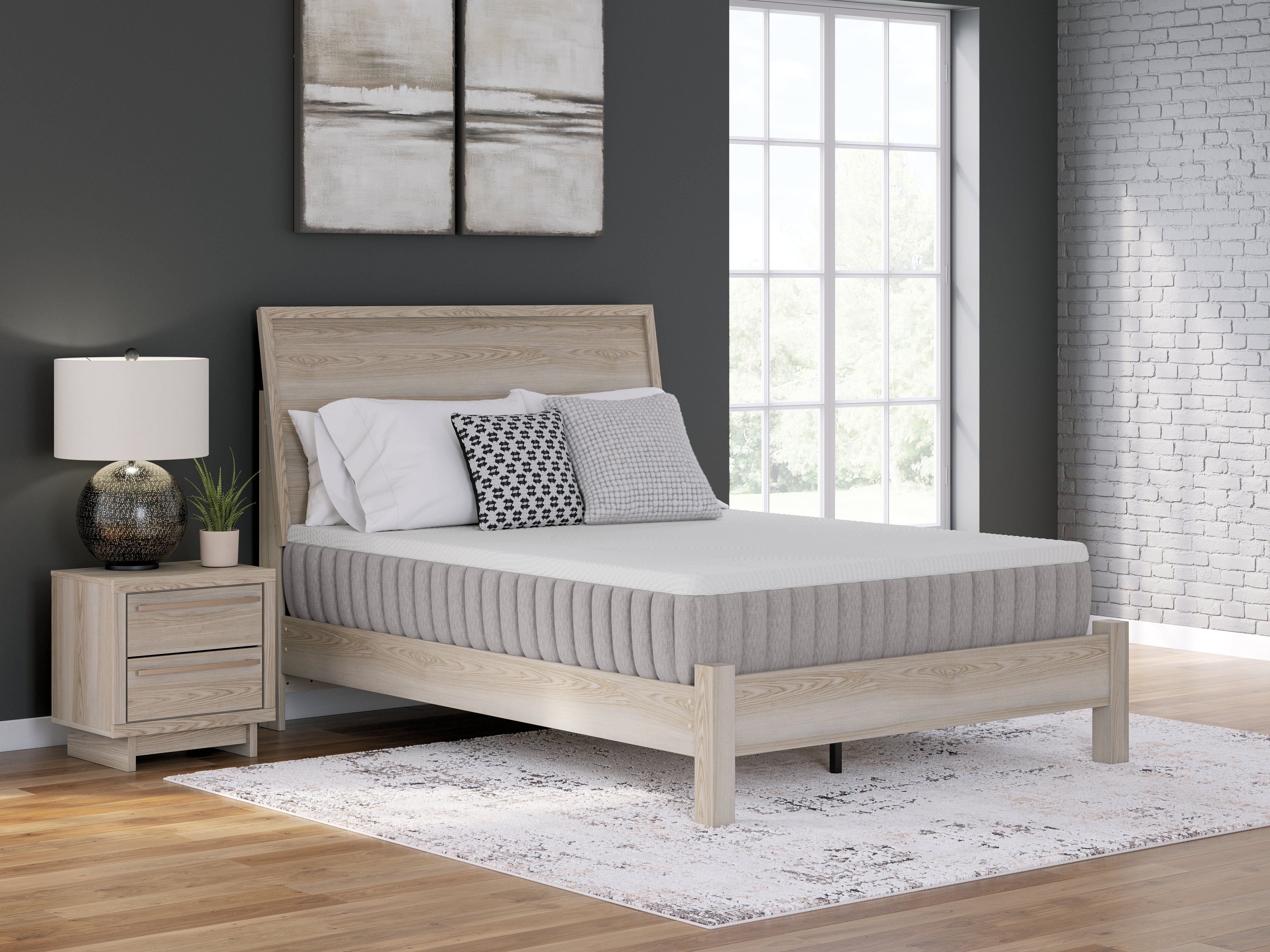 Fine Furniture & Decor - Ashley Furniture - Terra Sleep Medium Mattresses - King / White - M52341