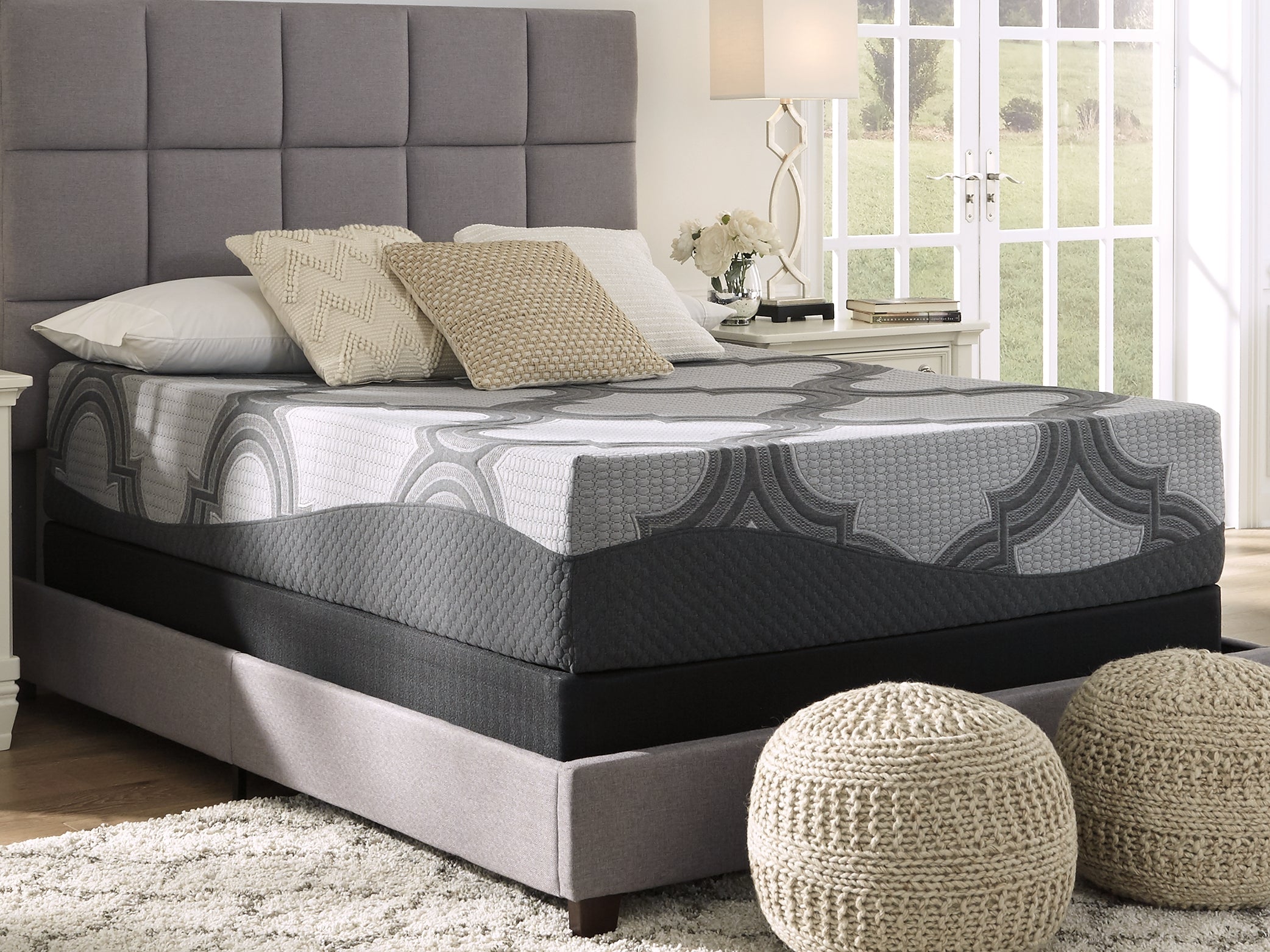 Fine Furniture & Decor - Ashley Furniture - 1100 Series Mattresses - Twin XL / Gray - M52671