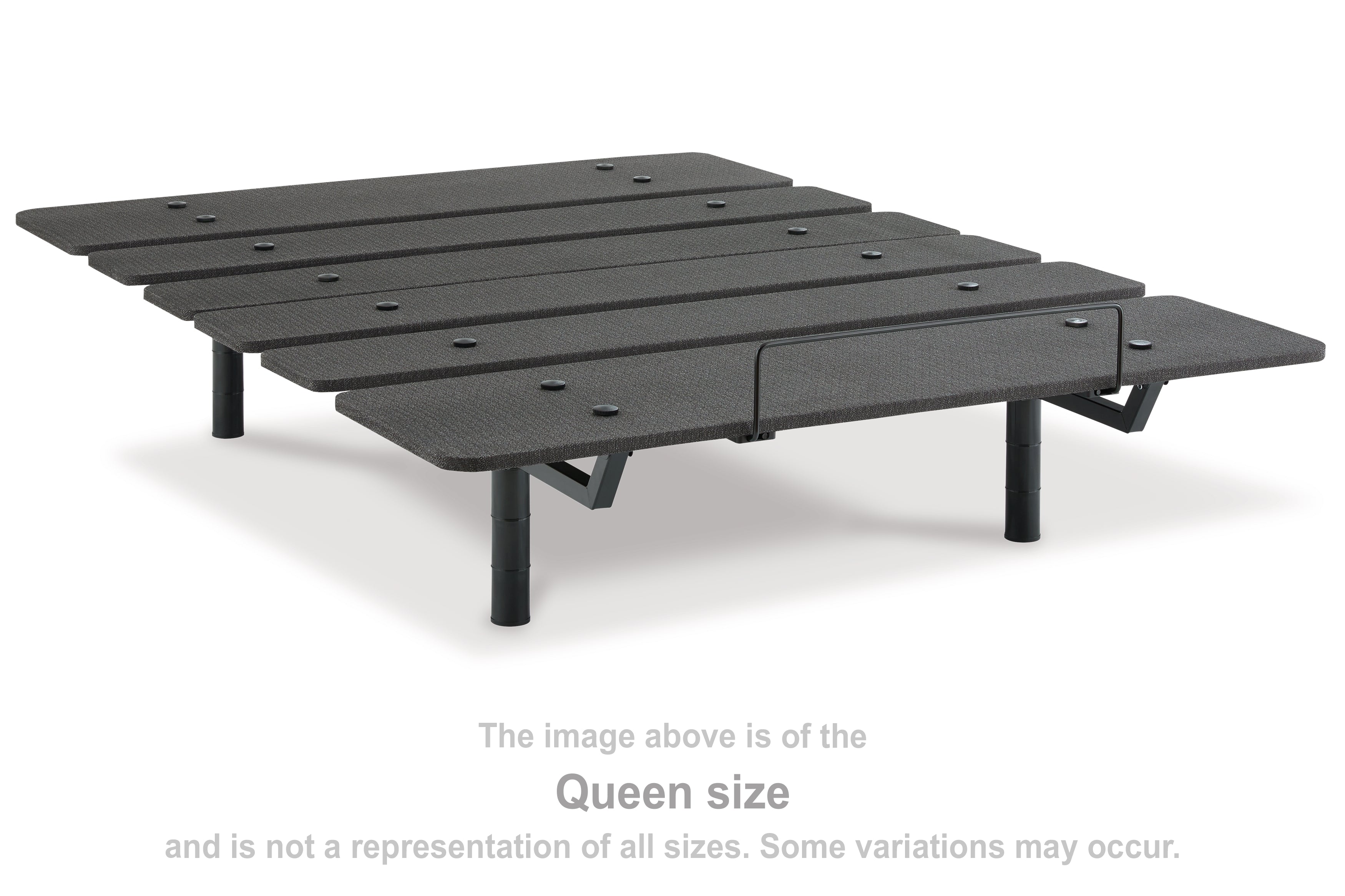 Fine Furniture & Decor - Ashley Furniture - Cosmic Power Base California King Adjustable Base - Cal King Adjustable Base / Black - M8X252