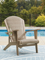 Fine Furniture & Decor - Ashley Furniture - Marina Sun Outdoor - Round End Table / Beige - PCP204-706