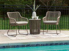 Fine Furniture & Decor - Ashley Furniture - Majors Beach Outdoor - Chairs w/CUSH/Table Set (3/CN) - PCP321-050
