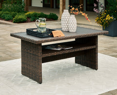 Fine Furniture & Decor - Ashley Furniture - Brook Ranch Outdoor - RECT Multi-Use Table / Brown - P465-625