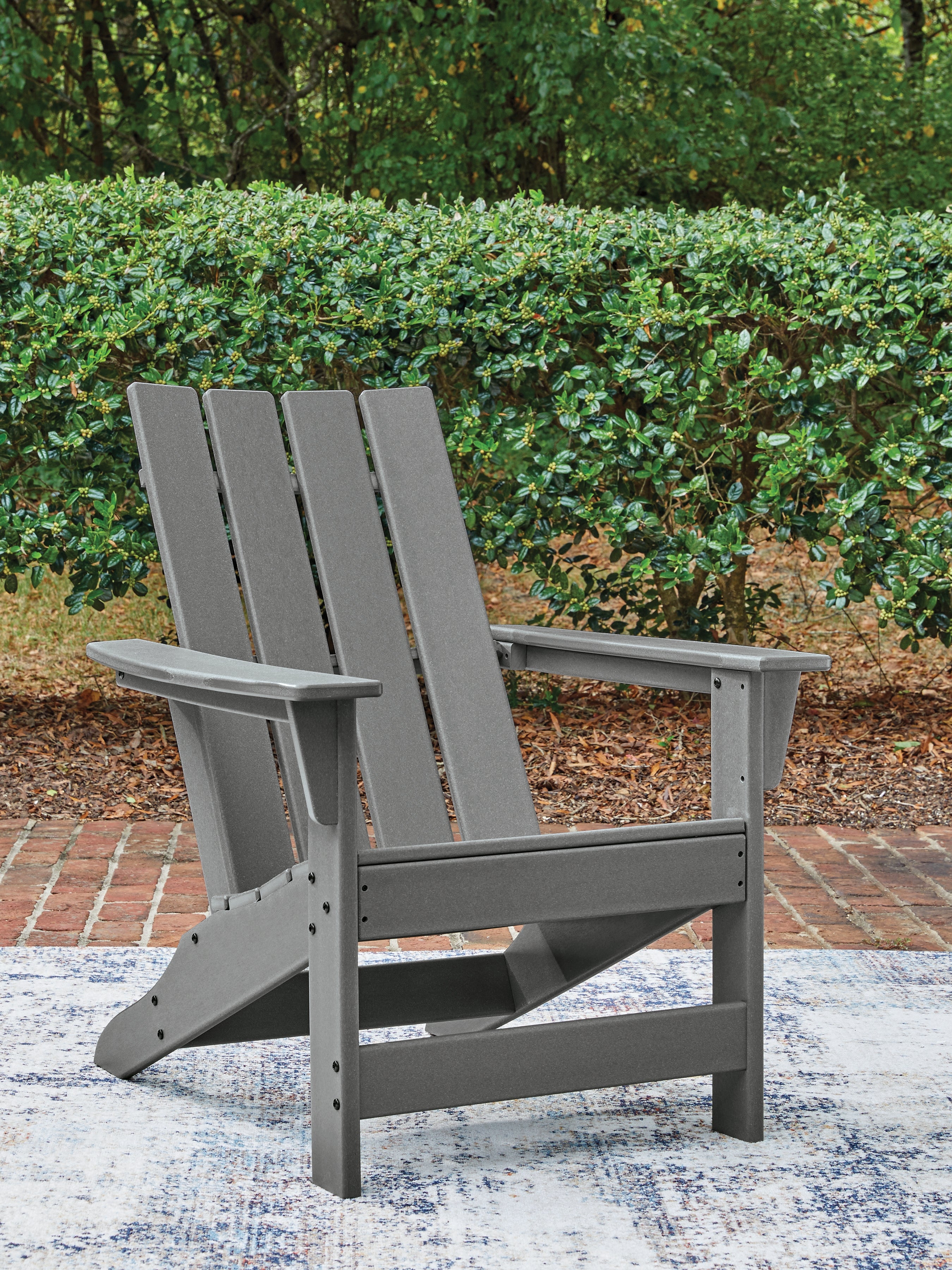 Fine Furniture & Decor - Ashley Furniture - Cove Beach Outdoor - Adirondack Chair / Gray - PCP803-898