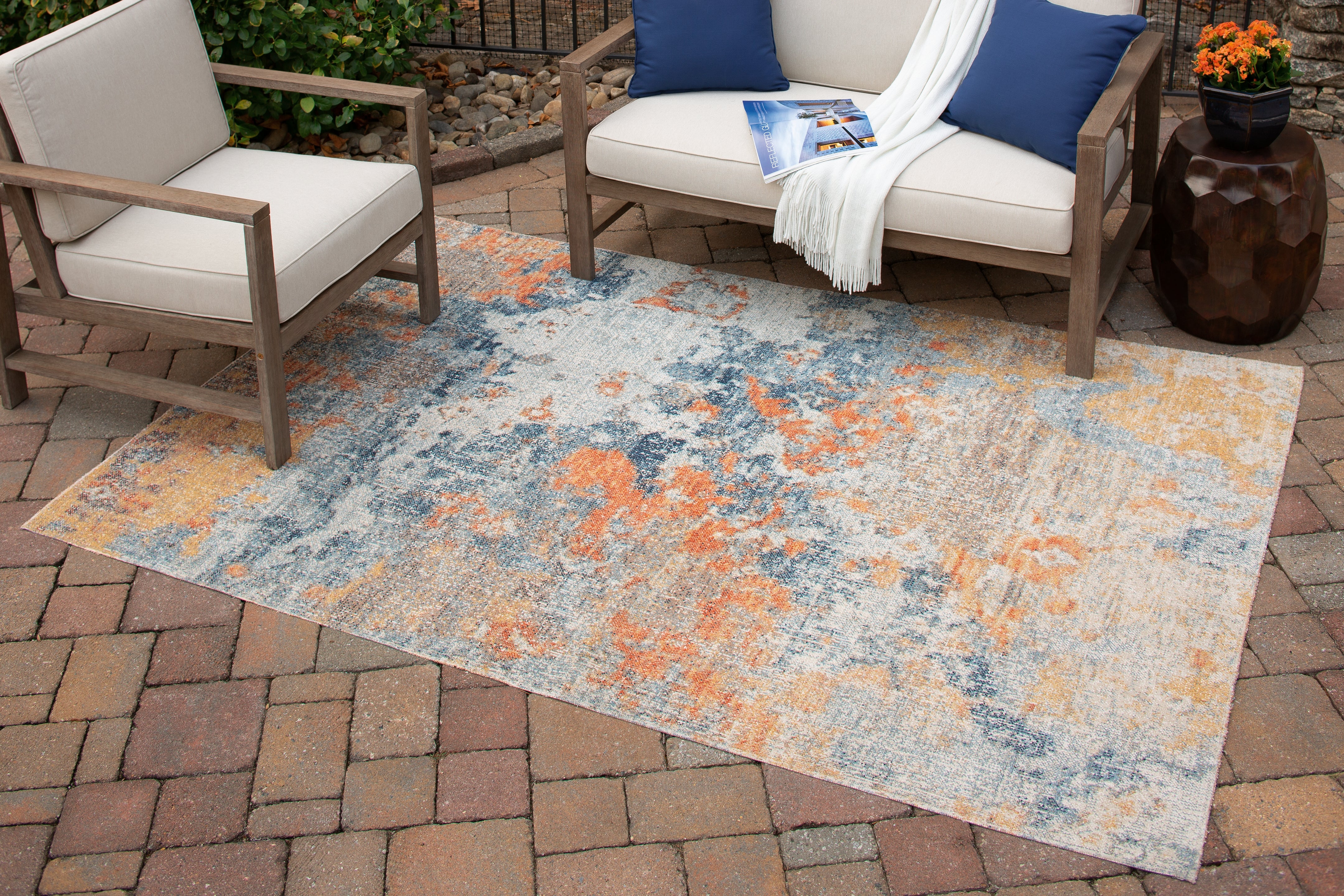 Fine Furniture & Decor - Ashley Furniture - Wraylen Rug - 5'3" x 7' Rug / Multi - R405052