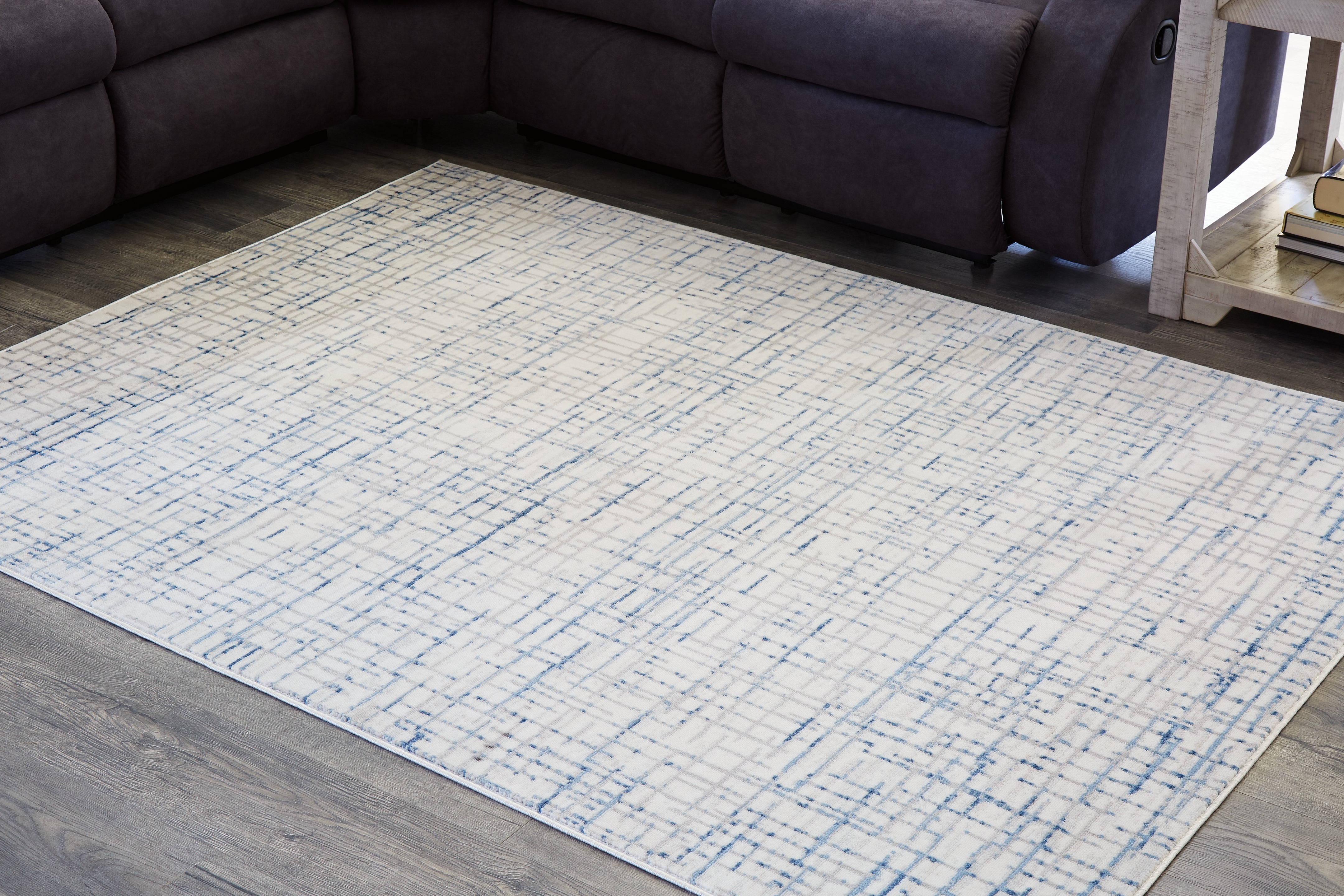 Fine Furniture & Decor - Ashley Furniture - Beckfille Rug - 8' x 10' Rug / Blue/Gray/Cream - R405961
