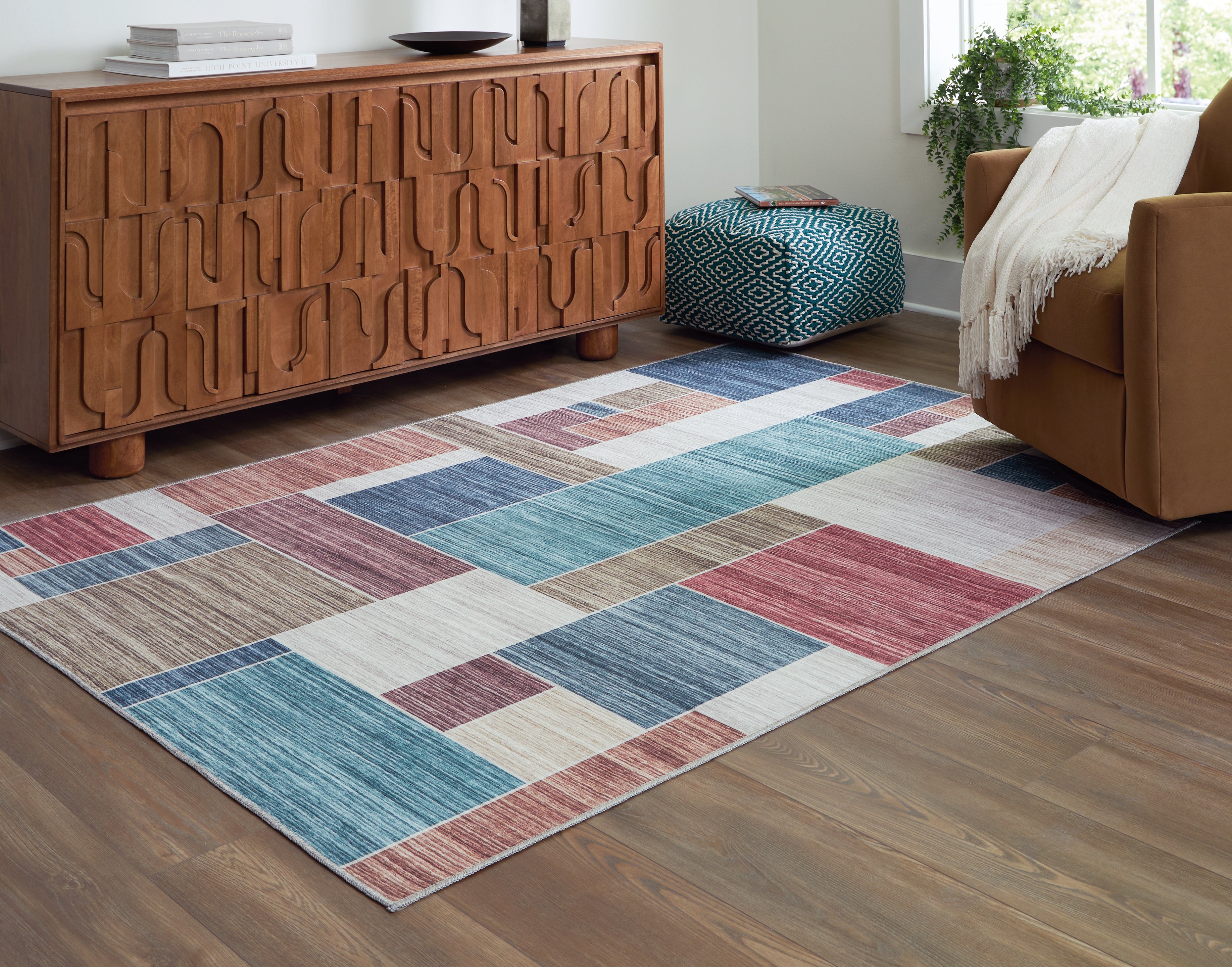 Fine Furniture & Decor - Ashley Furniture - Numore Rug - 8' x 9'11" Washable Rug / Multi - R406661