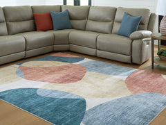 Fine Furniture & Decor - Ashley Furniture - Chanleigh Rug - Washable 5' x 7' Area Rug / Multi - R407372