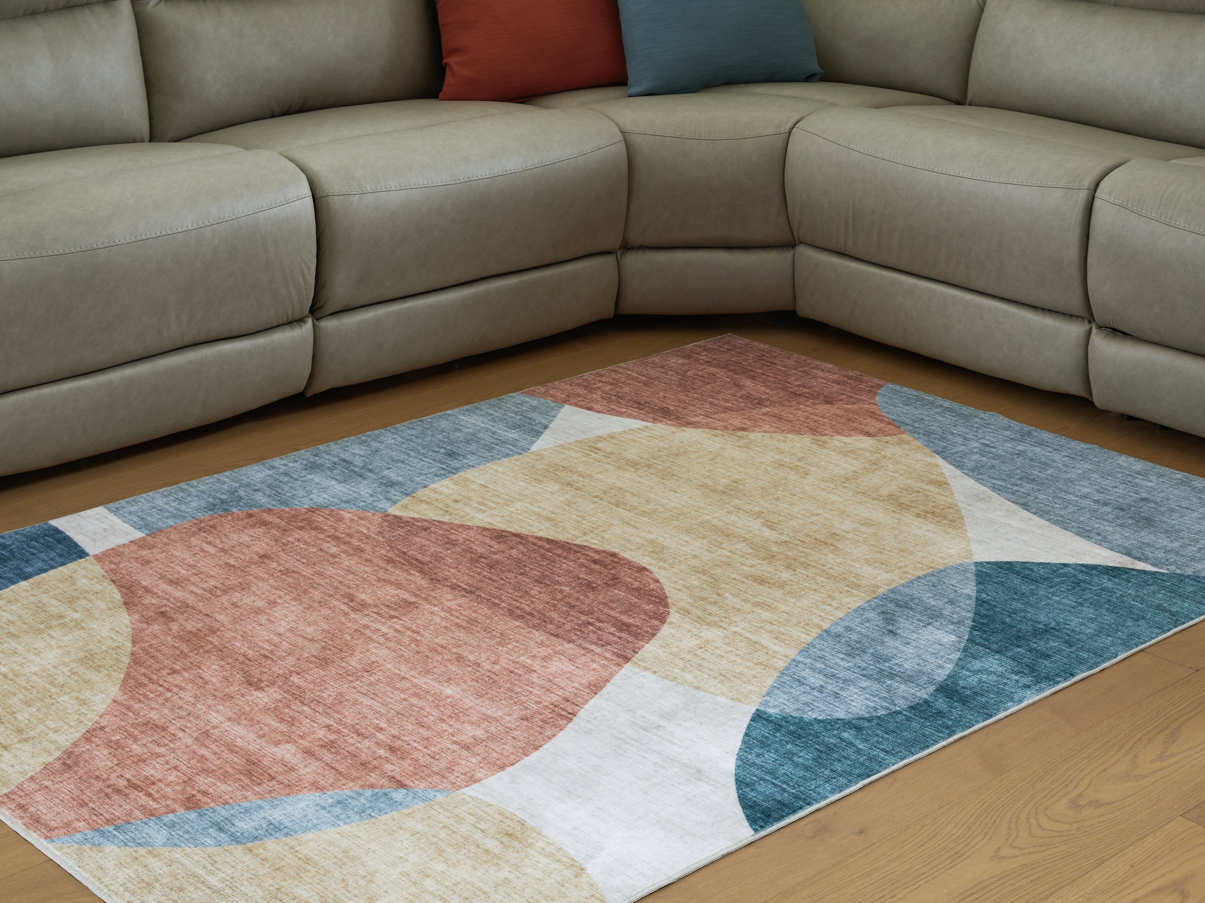 Fine Furniture & Decor - Ashley Furniture - Chanleigh Rug - Washable 5' x 7' Area Rug / Multi - R407372