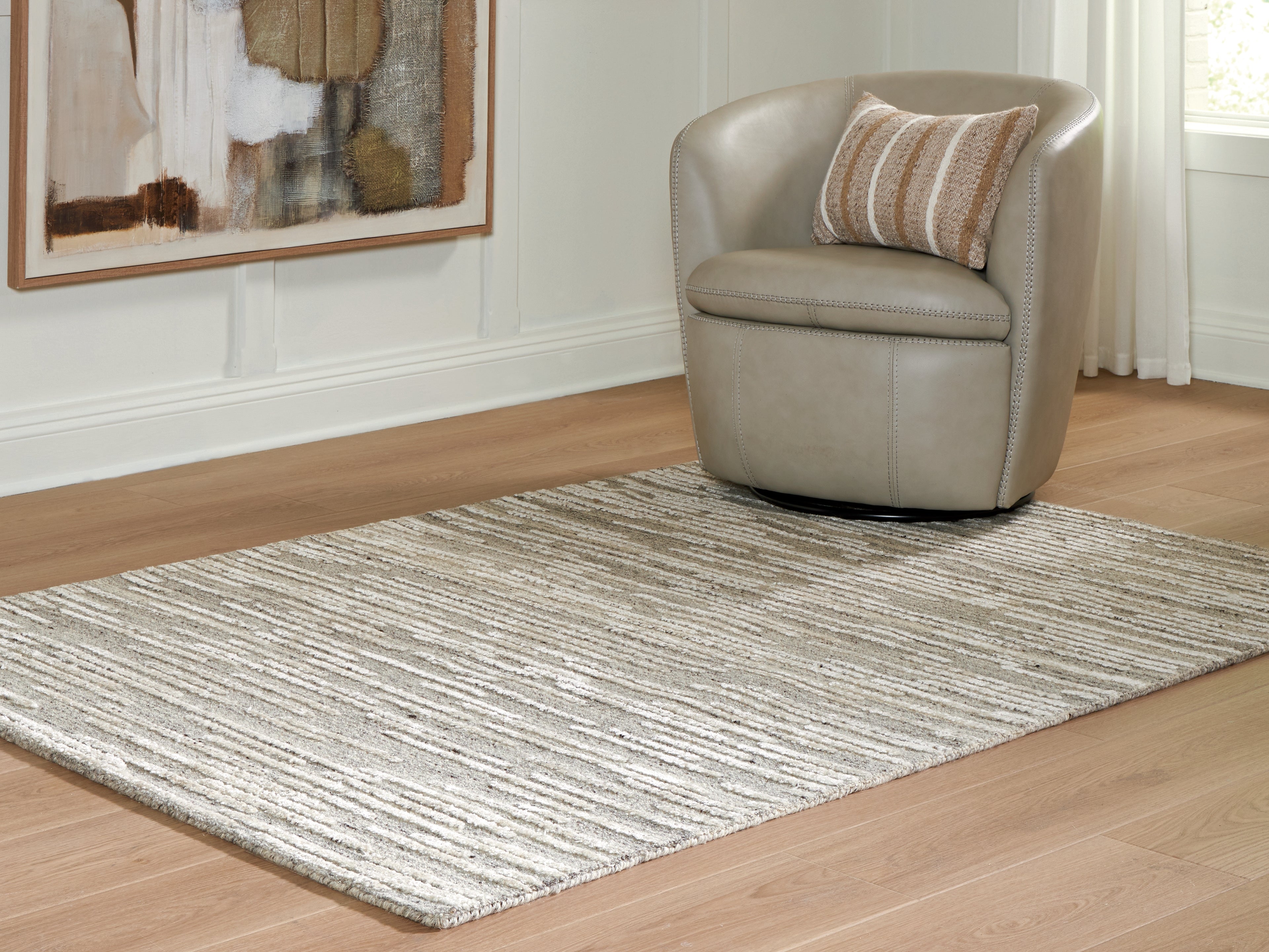 Fine Furniture & Decor - Ashley Furniture - Eljory Rug - Medium Rug / Gray - R408202