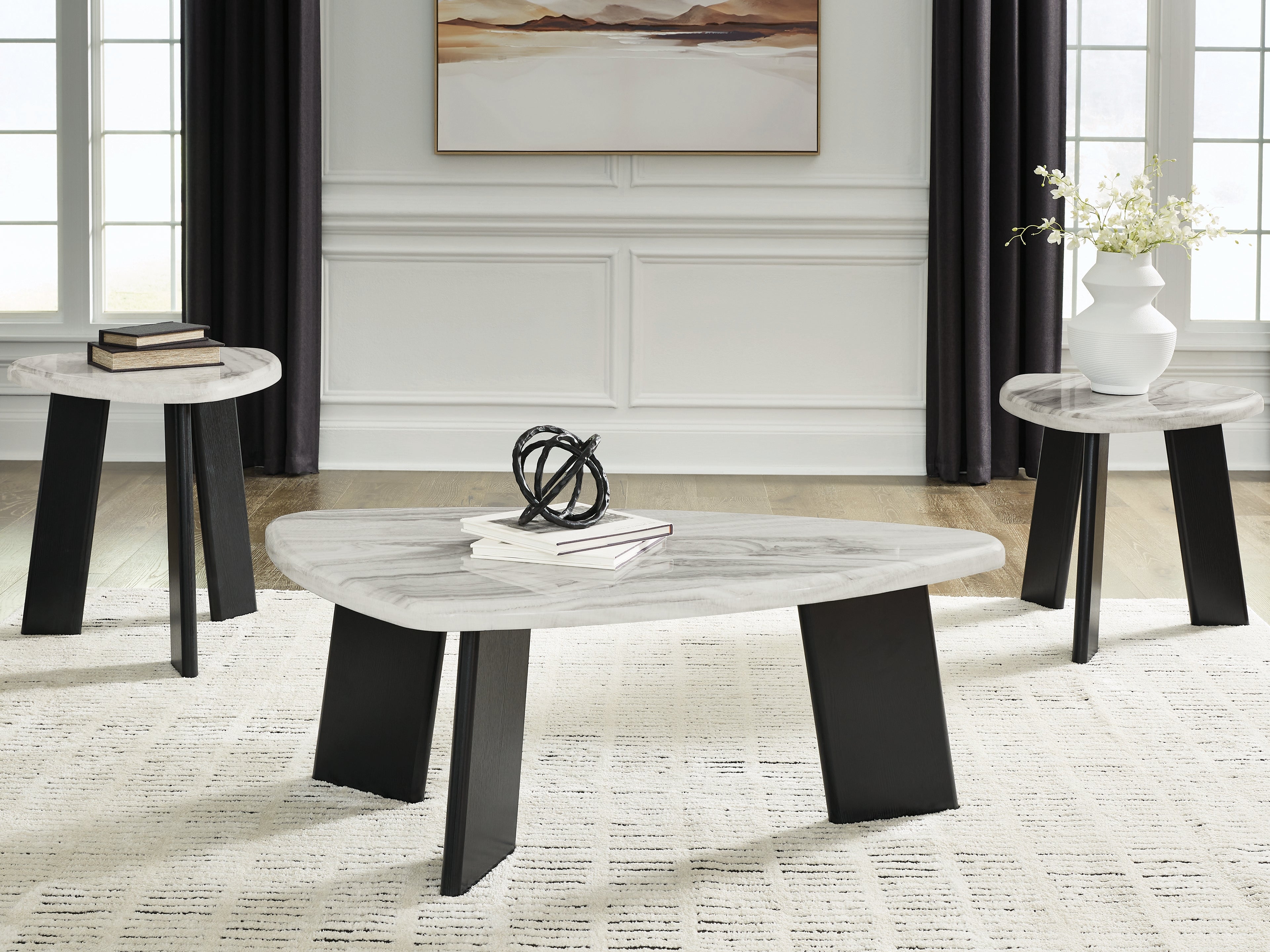 Fine Furniture & Decor - Ashley Furniture - Lilyberg Table (Set of 3) - Occasional Table Set (3/CN) - T389-13