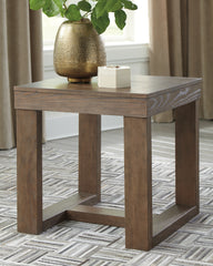Fine Furniture & Decor - Ashley Furniture - Cariton End Table - Square End Table / Gray - T471-2