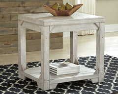 Fine Furniture & Decor - Ashley Furniture - Fregine End Table - Rectangular End Table / Whitewash - T755-3