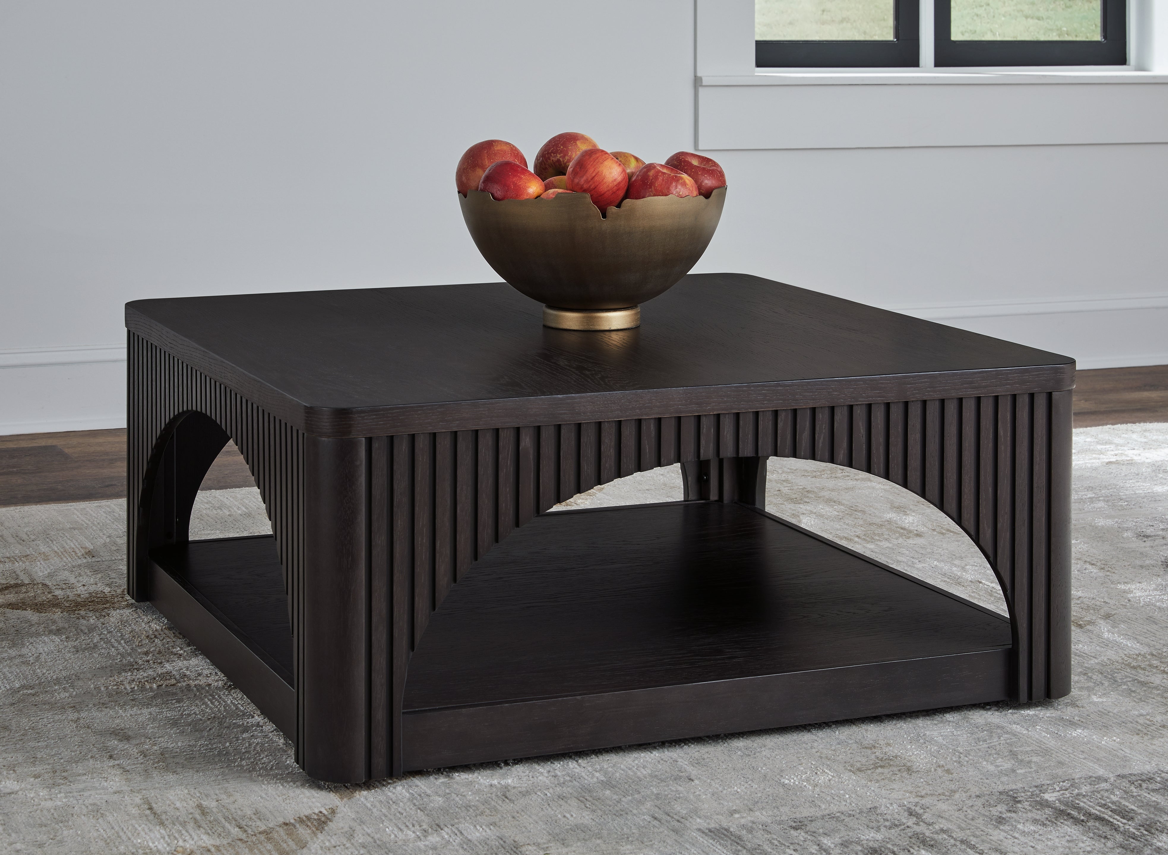 Fine Furniture & Decor - Ashley Furniture - Yellink Coffee Table - Square Cocktail Table / Black - T760-8