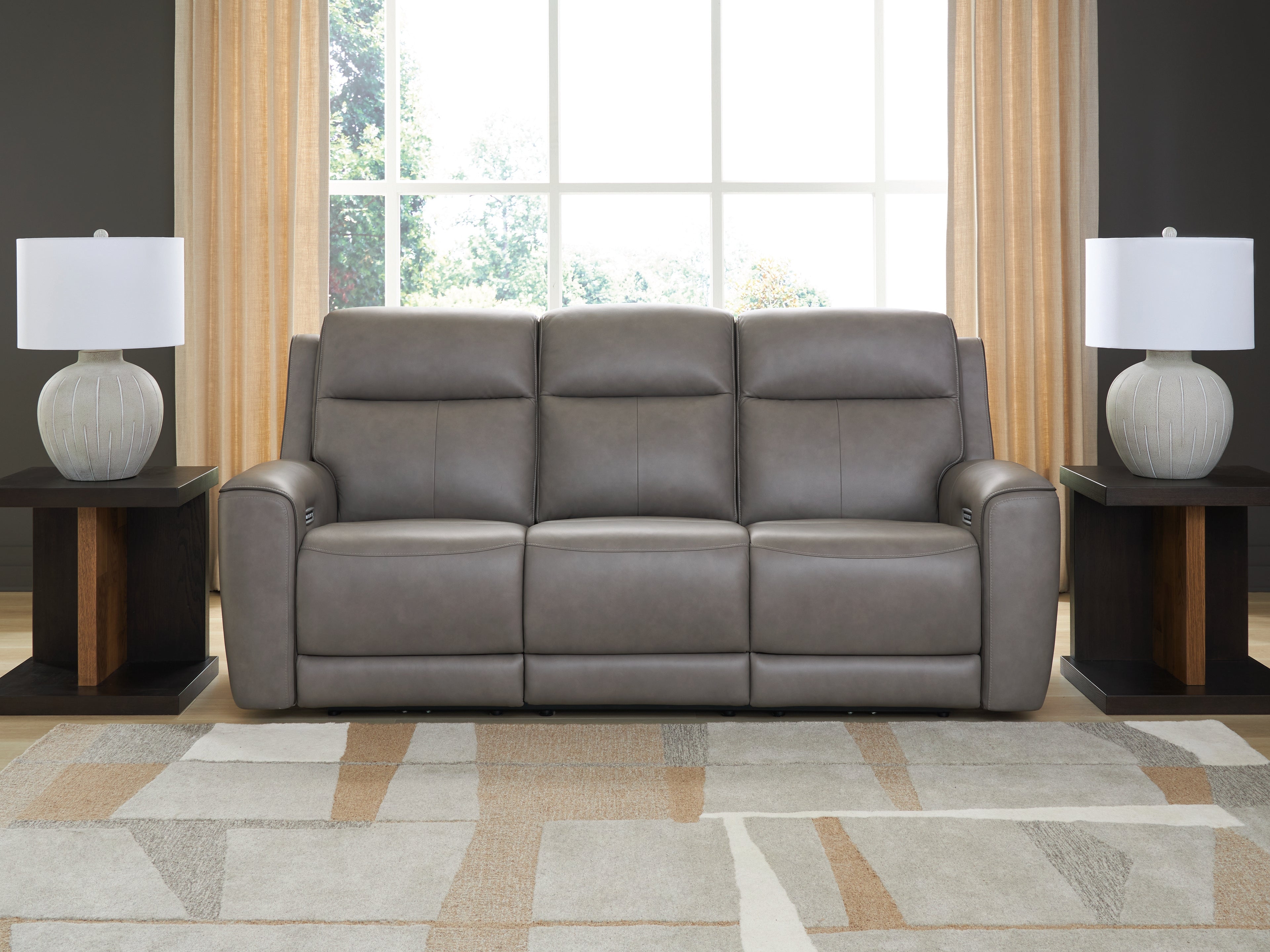 Fine Furniture & Decor - Ashley Furniture - 5Z-Comfort Living Room - PWR REC Sofa with ADJ Headrest / Coin - PCU1090015