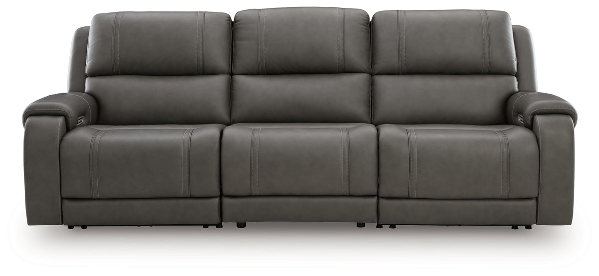 Fine Furniture & Decor - Ashley Furniture - 5Z - Pittson Sectional - 3-Piece Power Sectional Reclining Sofa / Anchor - PCU12600S3