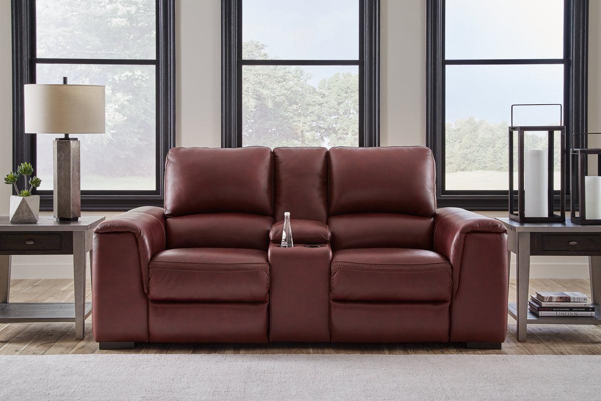 Fine Furniture & Decor - Ashley Furniture - Alessandro Living Room - PWR REC Loveseat/CON/ADJ HDRST / Walnut - U2550218