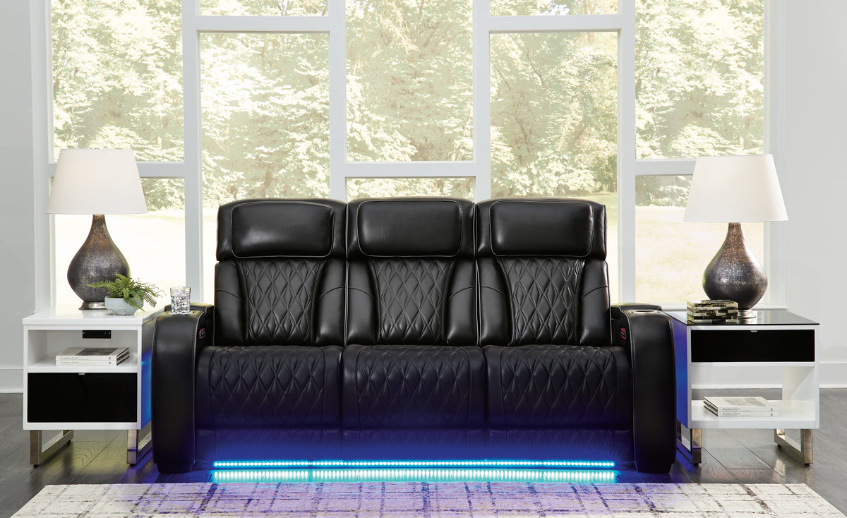 Fine Furniture & Decor - Ashley Furniture - Boyington Living Room - PWR REC Loveseat/CON/ADJ HDRST / Gray - U2710518