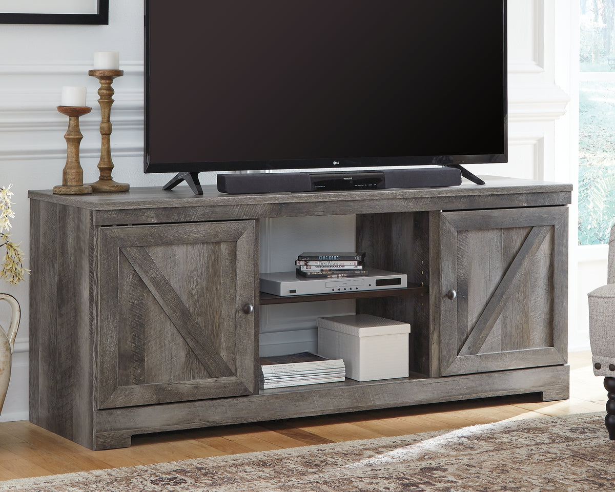 Fine Furniture & Decor - Ashley Furniture - Wynnlow TV Stand - 63" / Gray - W440-68